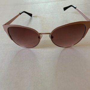 Elle womens sunglasses, dusty pink metal frame
